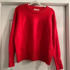 Philosphy red sweater size L